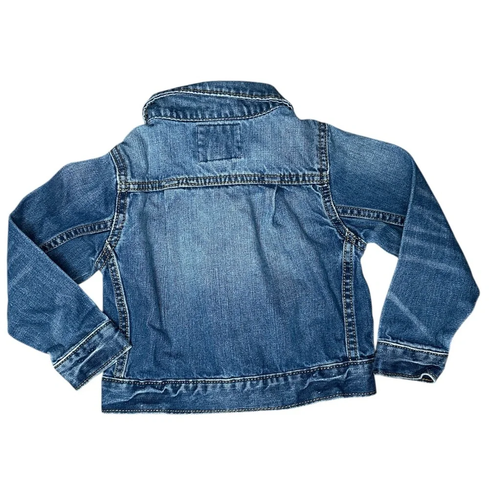 OshKosh B'gosh Blue Jean Denim Trucker Jacket 4t Girl's‎
